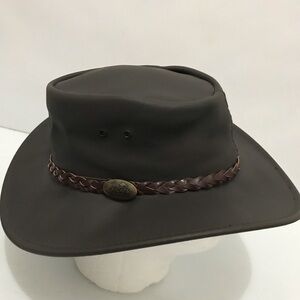 Jacaru Kangaroo Leather Hat Size M (56-57cm)